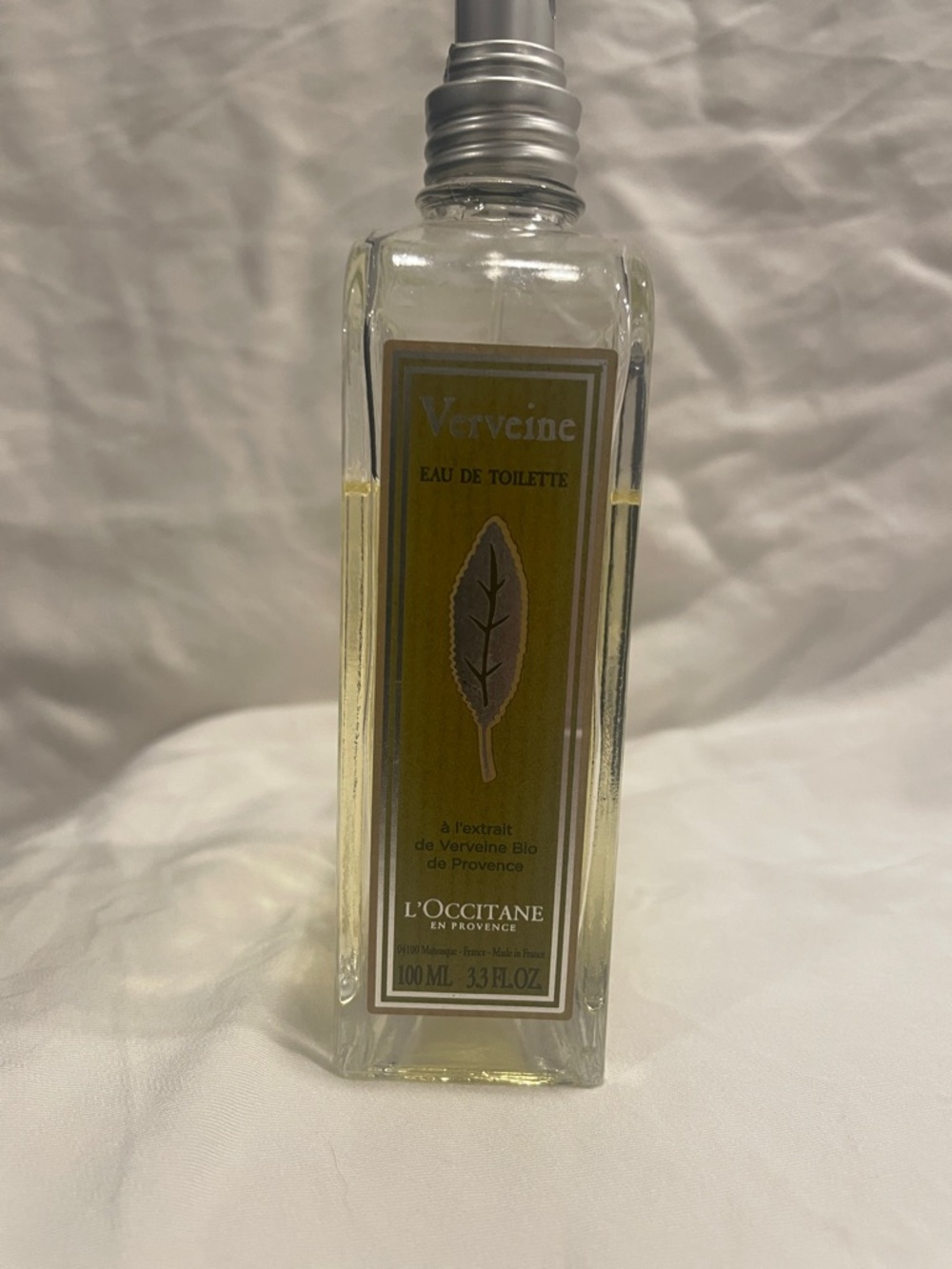 L'OCCITANE Verveine Eau de Toilette - Yellow Bottle Label